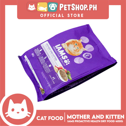 IAMS Proactive Health Mother and Kitten 400g for 2-12 months Dry Cat Food
