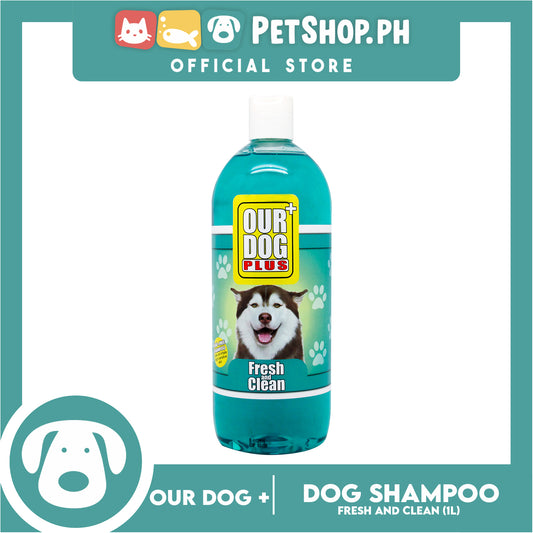 Our Dog Plus Fresh and Clean Dog Shampoo 1 Liter