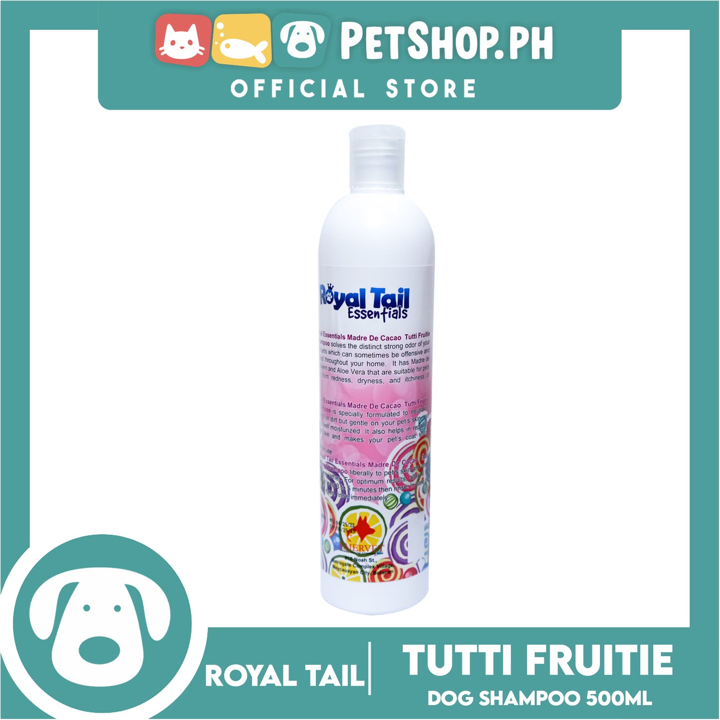 Royal Tail Essentials Dog Shampoo (Tutti Fruitie) 500ml