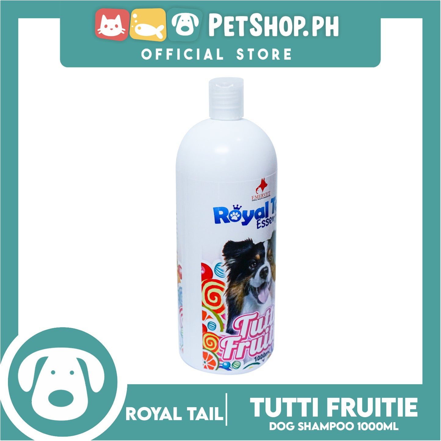 Royal Tail Essentials Dog Shampoo (Tutti Fruitie) 1 Liter