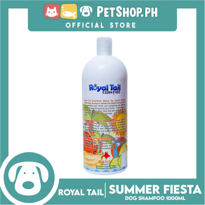 Royal Tail Essentials Dog Shampoo (Summer Fiesta) 1 Liter