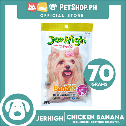 Jerhigh Real Chicken Meat Stick 70g (Chicken Banana) Dog Treats