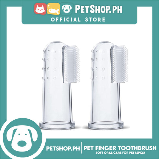 2pcs. Pet Finger Toothbrush Soft Oral Care For Pets, Soft Silicone Pet Toothbrush Finger