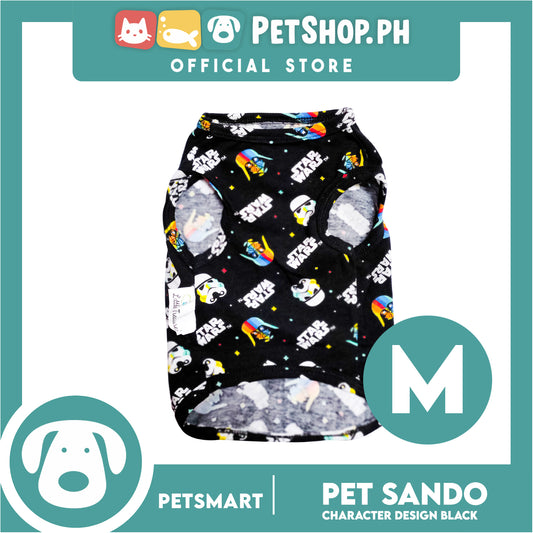 Pet Sando With Character Design, Black Color DG-CTN106M (Medium)