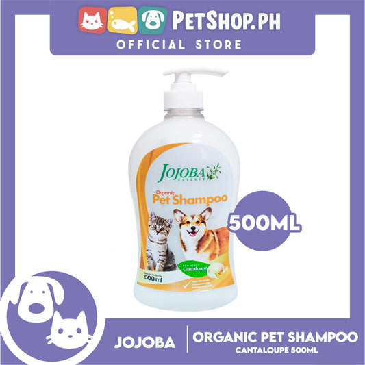 Jojoba Essence Organic Pet Shampoo 500ml (Cantaloupe) Safe For Daily Use For Your Cats And Dogs