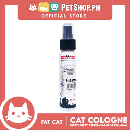 Fat Cat Cologne Pretty Kitty Spray 60ml Refreshing Blossom, Cats Perfume, Cats Cologne