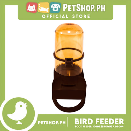 Jumbo Bird Food Feeder 320ml (Assorted Colors) Automatic Bird Food Feeder, Food Dispenser For Cage