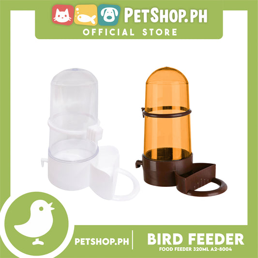 Jumbo Bird Food Feeder 320ml (Assorted Colors) Automatic Bird Food Feeder, Food Dispenser For Cage