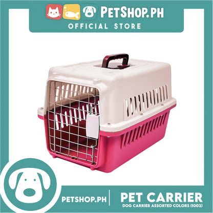 Pet Carrier 1002 (Assorted Colors) Dog Travel Carrier With Carrying Handle