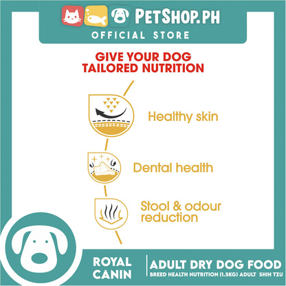 Royal Canin Shih Tzu Adult (1.5kg) Dry Dog Food - Breed Health Nutrition