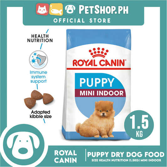 Royal Canin Size Health Nutrition Mini Indoor Puppy Dry Dog Food 1.5kg