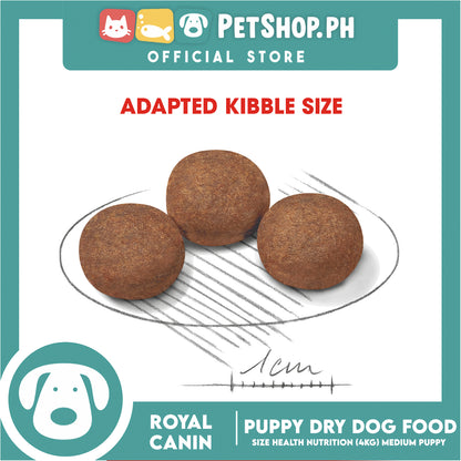 Royal Canin Medium Puppy (4kg) Dry Dog Food - Size Health Nutrition