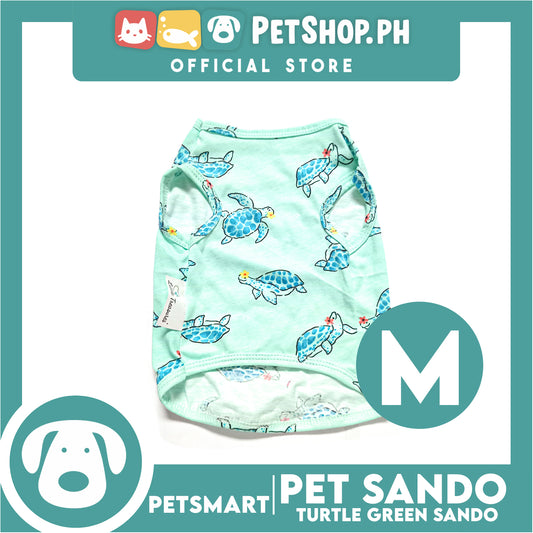 Pet Sando Apparel Turtle Green Sando DG-CTN126M (Medium) Perfect Fit For Dogs And Cats, Pet Clothes, Soft and Comfortable Pet Clothing