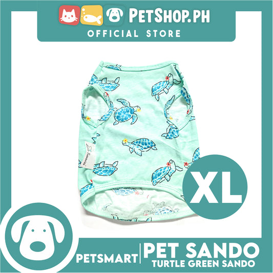 Pet Sando Apparel Turtle Green Sando DG-CTN126XL (Extra Large) Perfect Fit For Dogs And Cats, Pet Clothes, Soft and Comfortable Pet Clothing