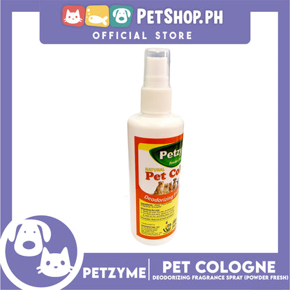 Petzyme Natural Pet Cologne 100ml Deodorizing Fragrance Pets Spray