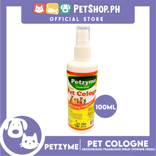 Petzyme Natural Pet Cologne 100ml Deodorizing Fragrance Pets Spray