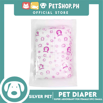 Silver Pet Super Absorbent Disposable Female Dog Wrap/ Diaper Small