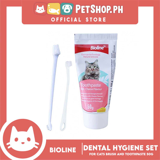 Bioline Dental Hygiene Set for Cats 50g