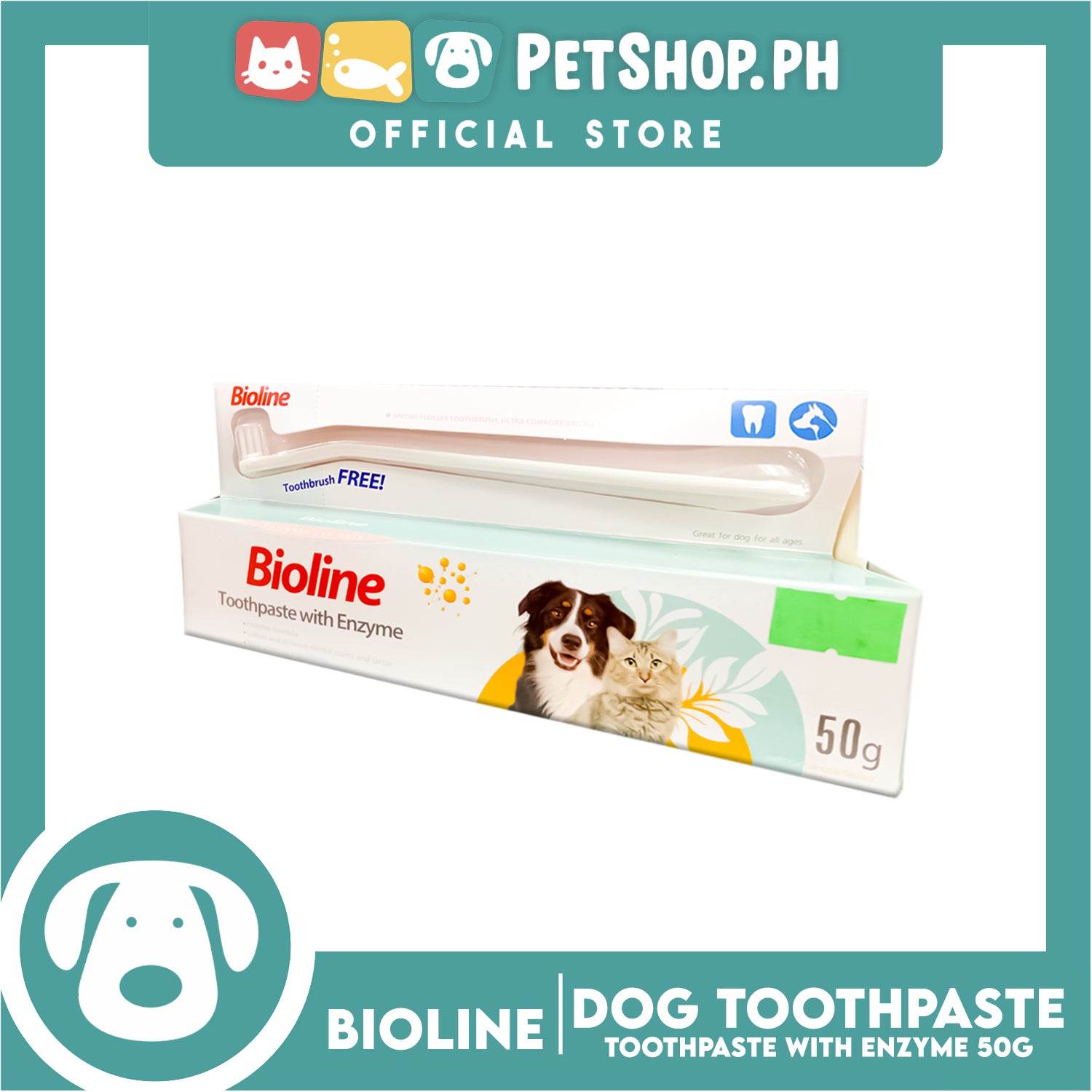 Bioline store dog toothpaste