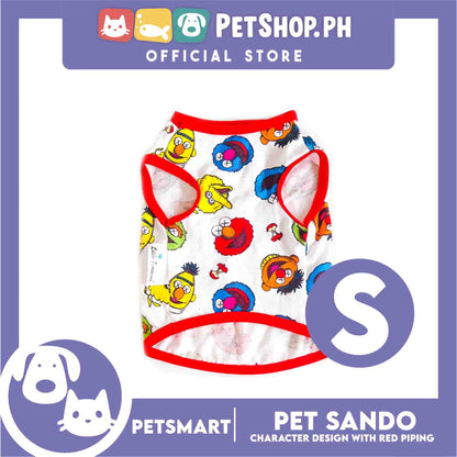 Pet Sando Clothes, Character Design With Red Piping DG-CTN129S (Small)