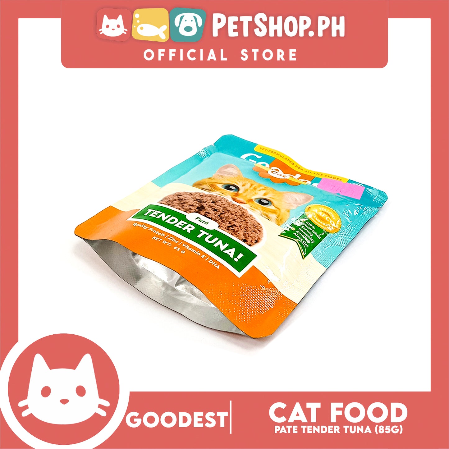 Goodest Cat Tender Tuna Pate 85g Wet Cat Food