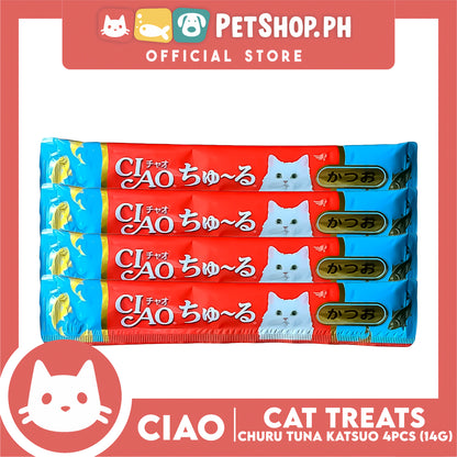 Ciao Churu Tuna Katsuo Flavor (SC-72) Creamy Cat Treats 14g x 4pcs