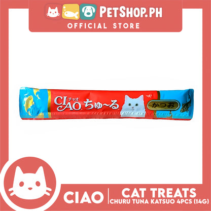 Ciao Churu Tuna Katsuo Flavor (SC-72) Creamy Cat Treats 14g x 4pcs