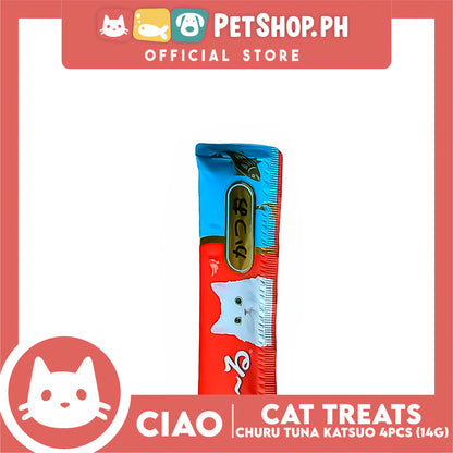 Ciao Churu Tuna Katsuo Flavor (SC-72) Creamy Cat Treats 14g x 4pcs