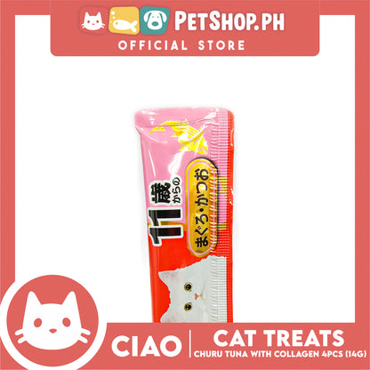 Ciao Churu Tuna With Collagen Flavor (SC-74) Creamy Cat Treats 14g x 4pcs