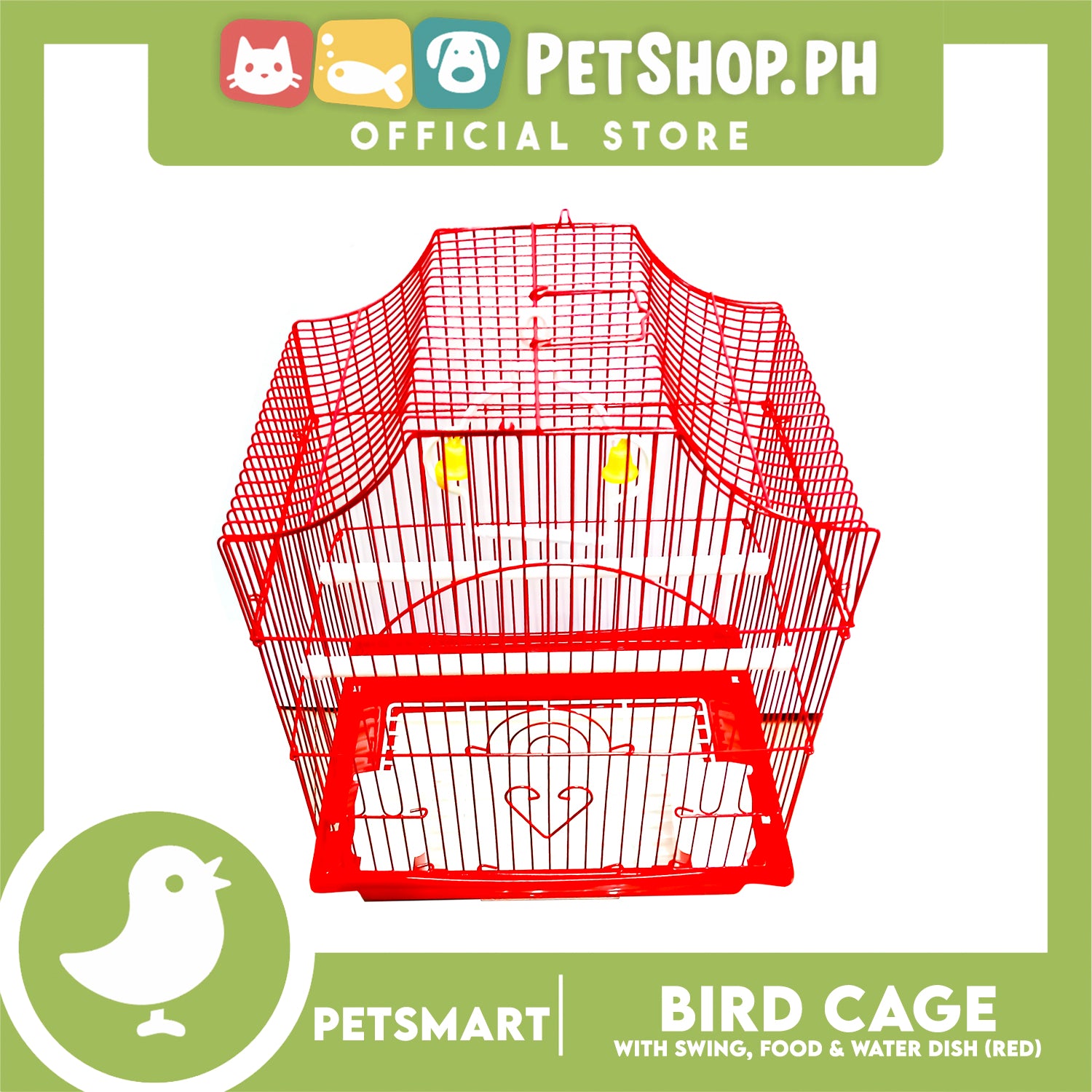 Bird cage food and water cheap dishes