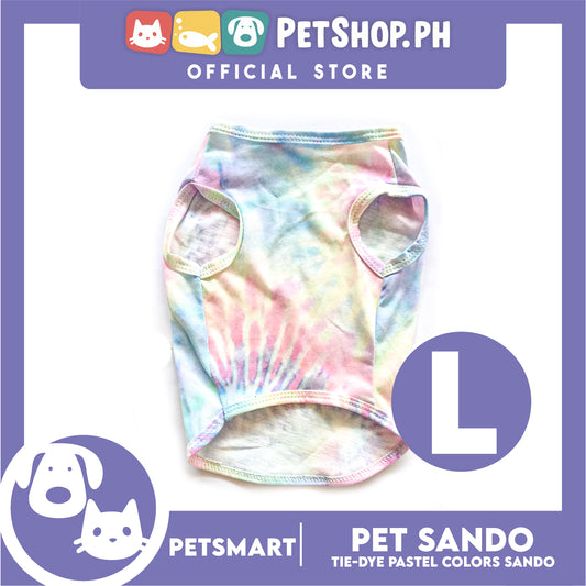 Pet Sando Tie-Dye Pastel Colors DG-CTN137L (Large) Perfect Fit For Dogs And Cats