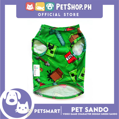 Pet Sando with Character Design, Green Color DG-CTN139L (Large) Perfect Fit For Dogs And Cats