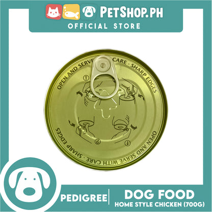 Pedigree Home Style Chicken 700g Made From Real Meat, Canned Dog Food