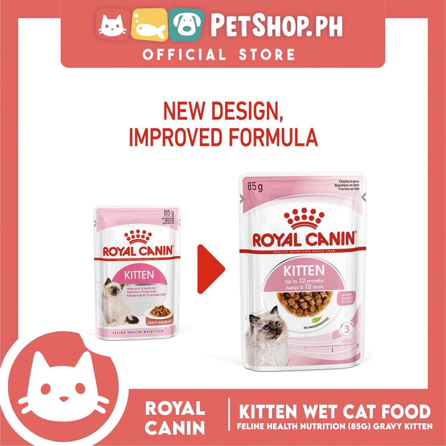 Royal canin kitten gravy salsa on sale