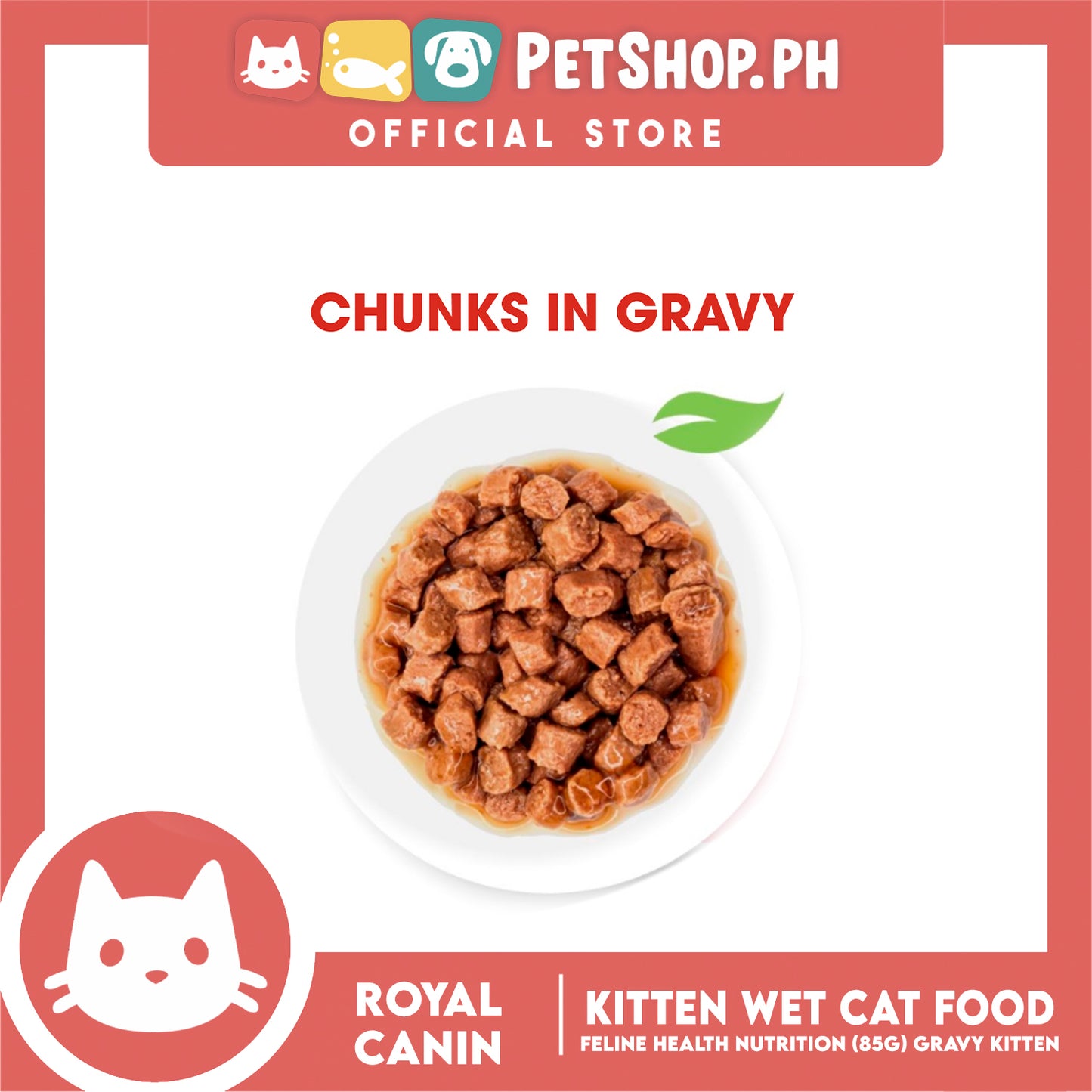 Royal Canin Kitten Gravy (85g) Wet Cat Food - Feline Health Nutrition