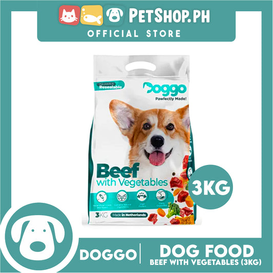 Doggo Beef with Vegetables 3kg Dog Food