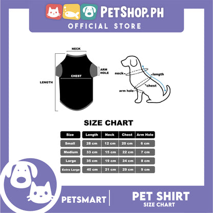 Pet T-Shirt, Cars and Planes Design, White Color (Medium) Perfect Fit for Dogs and Cats