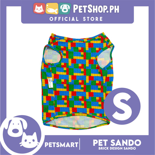 Pet Sando Brick Design, Piping Sando (Small) Perfect Fit for Dogs and Cats