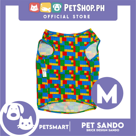 Pet Sando Brick Design, Piping Sando (Medium) Perfect Fit for Dogs and Cats