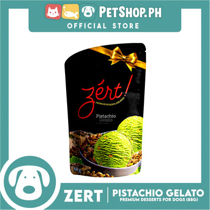 Zert Premium Desserts for Dogs 88g (Pistachio Gelato)