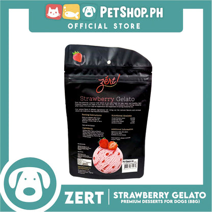 Zert Premium Desserts for Dogs 88g (Strawberry Gelato)