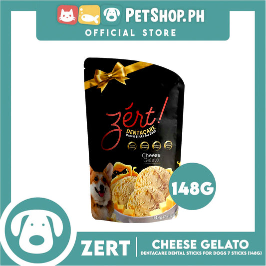 Zert Dentacare Dental Stick for Dogs 148g (Cheese Gelato)