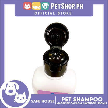 Safe House Natural Pet Care Solutions Pet Shampoo 250ml (Madre de Cacao and Lavender) Soothing
