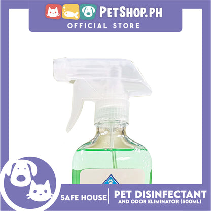 Safe House Natural Pet Care Solutions Pet Area Disinfectant and Odor Eliminator 500ml