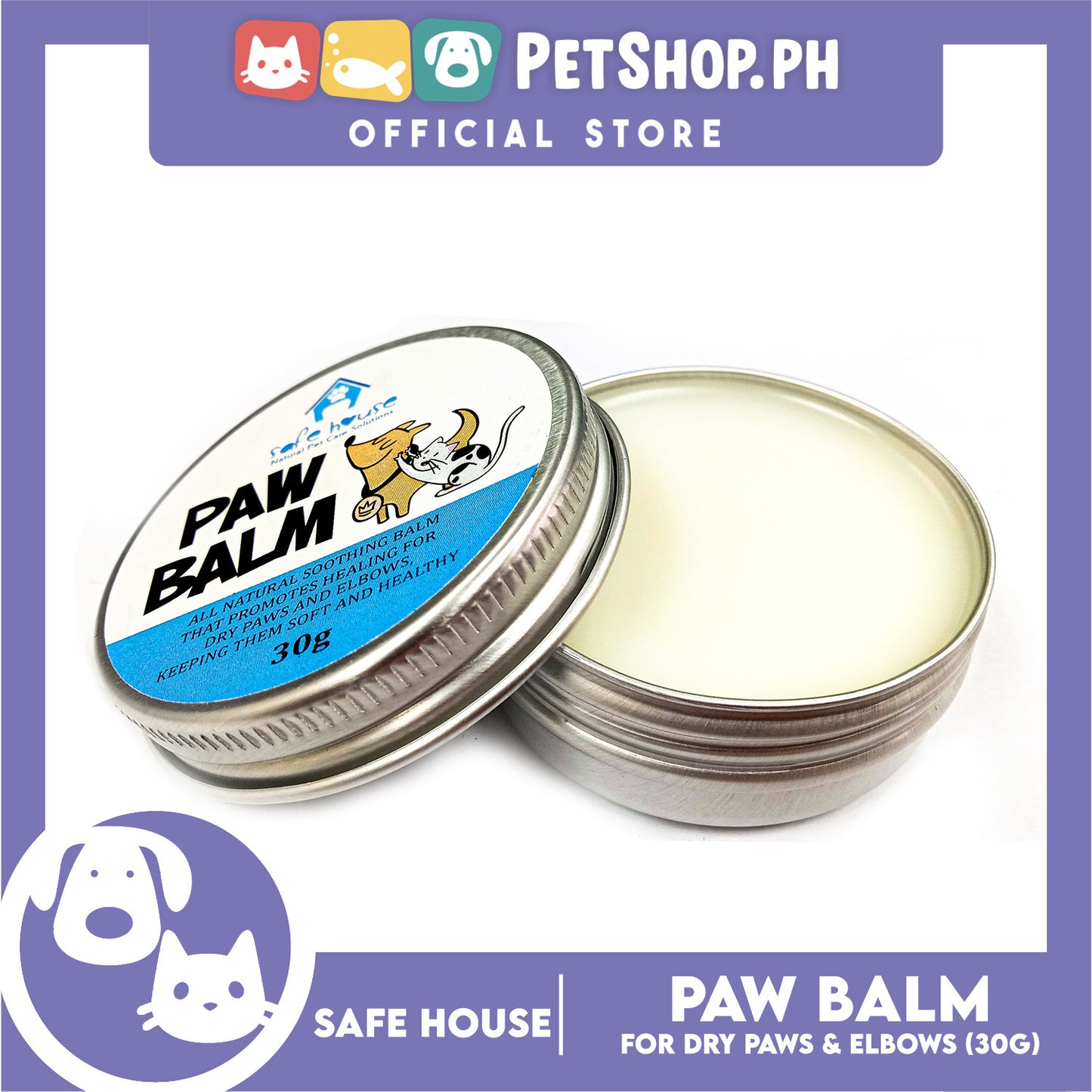 Safe House Natural Pet Care Solutions Faw Balm 30g