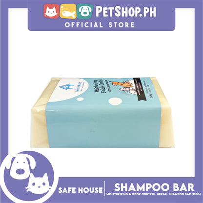 Safe House Natural Pet Care Solutions Herbal Shampoo Bar 135g (Moisturizing and Odor Control)