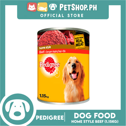 Pedigree Home Style Adult Beef Wet Dog Food 1.15kg