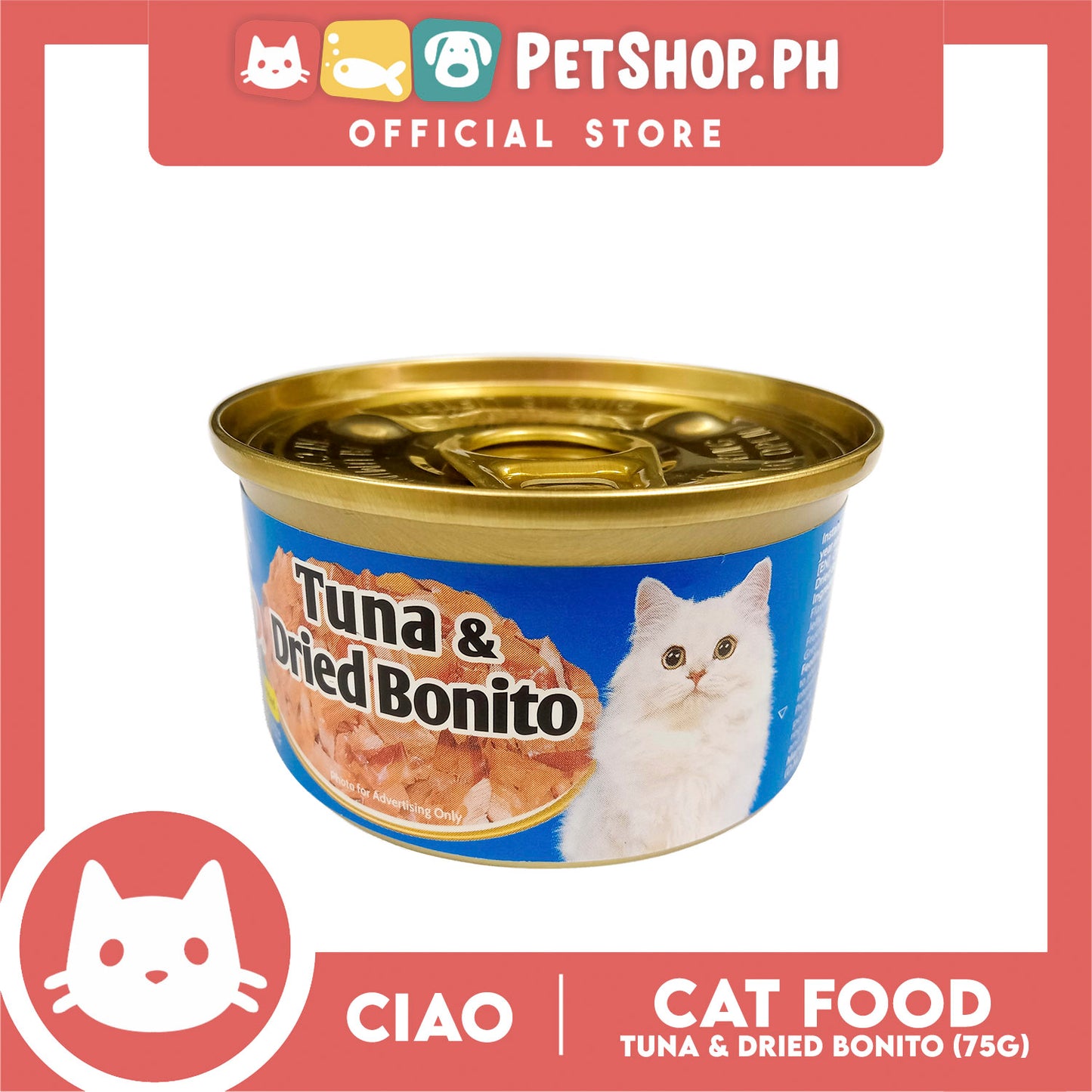 Ciao Tuna and Dried Bonito 75g Cat Canned Wet Food