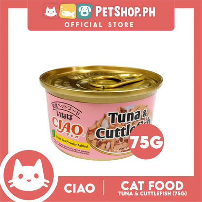 Ciao Tuna and Cuttlefish 75g Cat Canned Wet Food