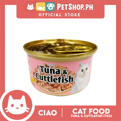 Ciao Tuna and Cuttlefish 75g Cat Canned Wet Food